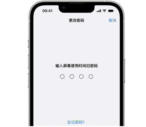 田东iPhone屏幕维修分享iPhone屏幕使用时间密码忘记了怎么办 