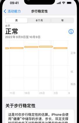 田东iPhone手机维修如何在iPhone开启'步行稳定性通知'