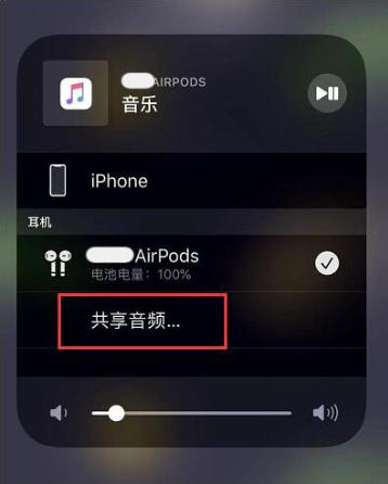 田东苹果14音频维修点分享iPhone14音频共享设置方法 